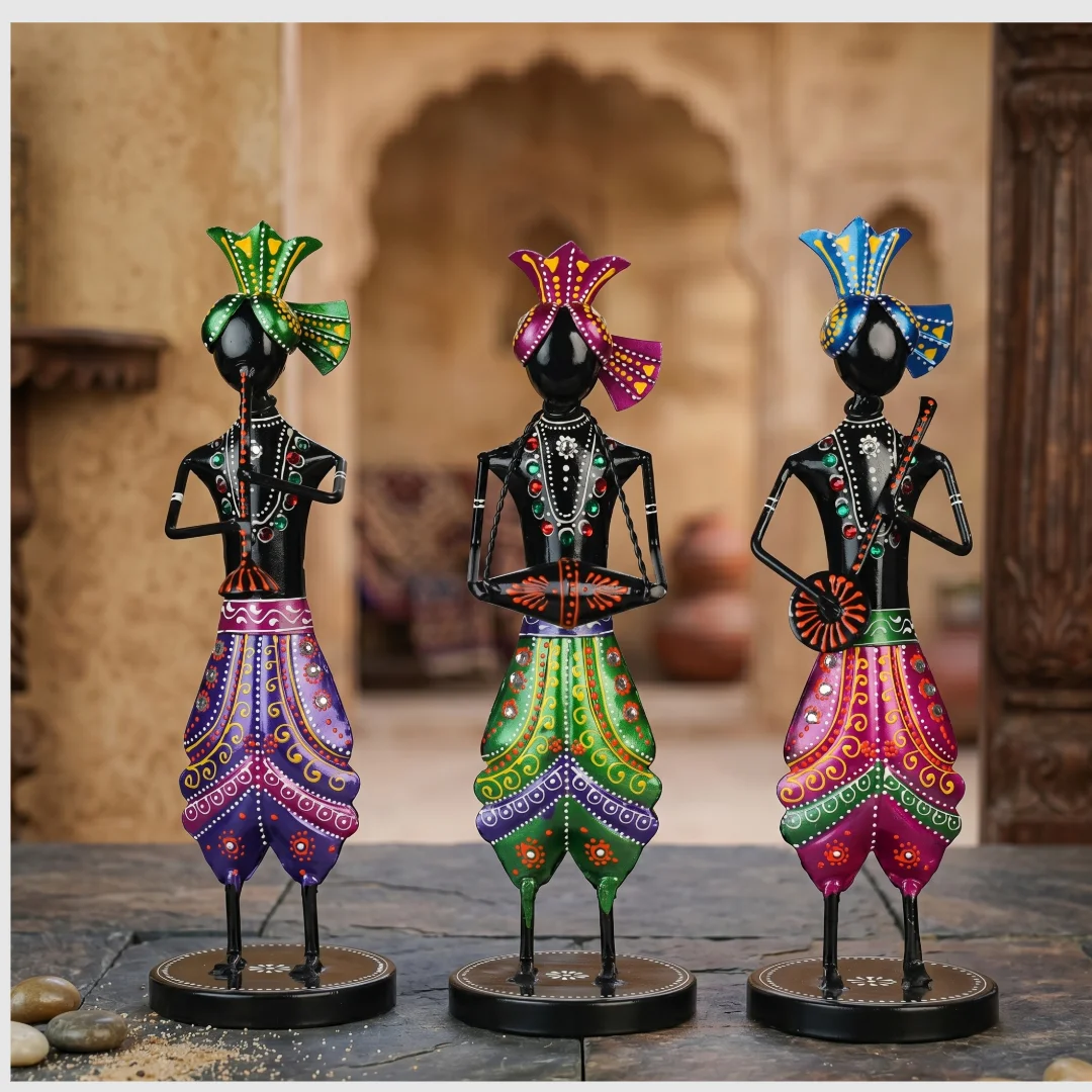 Traditional Punjabi Musician Set (Standing) primary view