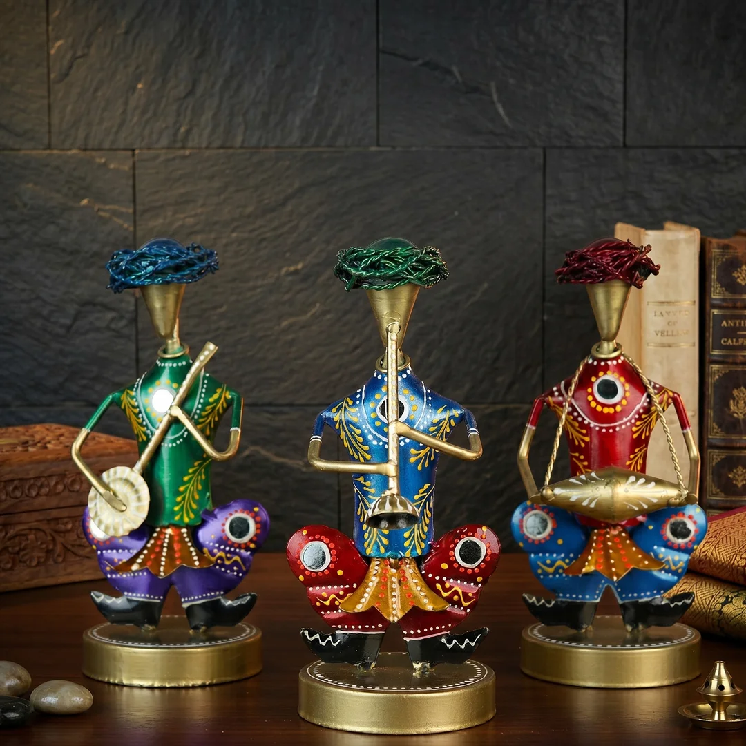 Sitting Folk Musician Trio primary view